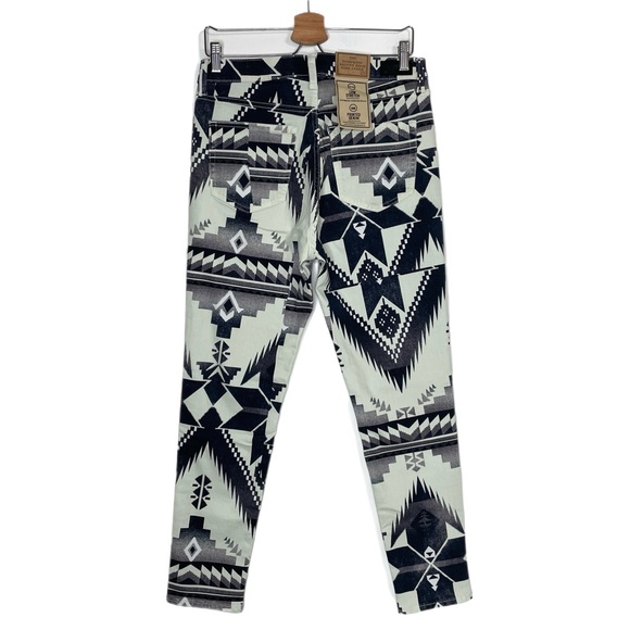 Polo Ralph Lauren Tompkins Skinny Aztec Navajo Print Jeans - Picture 2 of 12